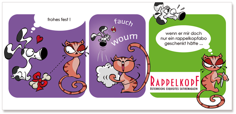 klaudia wanner comic für satiremagazin rappelkopf herausgeber: mario herger